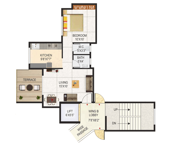 1 BHK Project Plan By Proviso Group