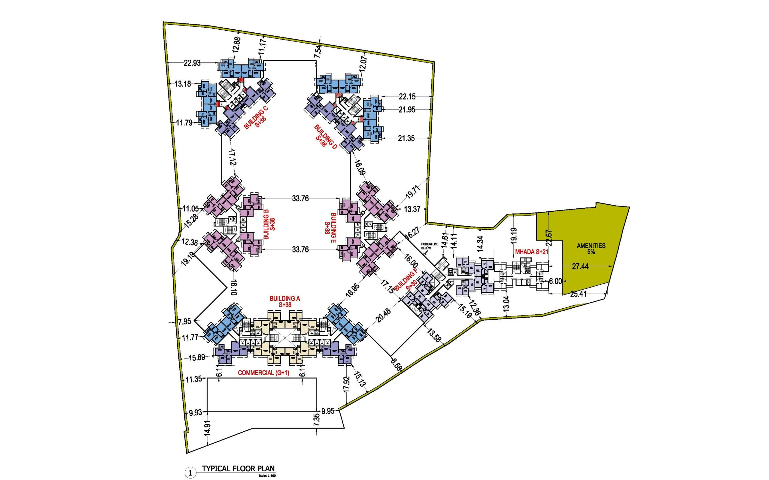 Mapple Wood - 1,2 & 3 BHK flats in Airoli | Proviso